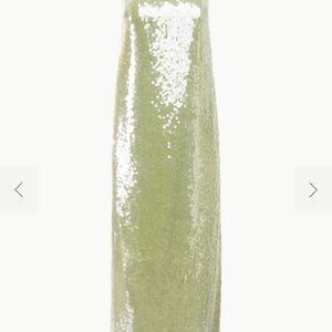 Elegant Sequin Skirt in Green